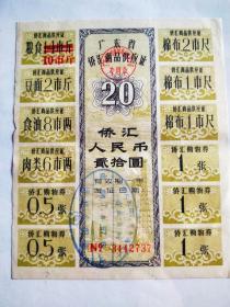 1966年广东省侨汇商品供应证
