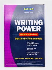 Kaplan Writing Power: Score Higher on the SAT, GRE, and Other Standardized Tests 英文原版《Kaplan写作能力：在SAT，GRE和其他标准化考试中得分更高》