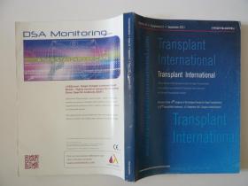 Transplant lnternational volume24 Supplement2 pages1-387 September2011（移植国际 卷24 增补2 第1-387页 2011年9月）