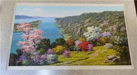 朝鲜画家 金奎 风景油画之二（此画线下已售，只作展示，请勿下单）