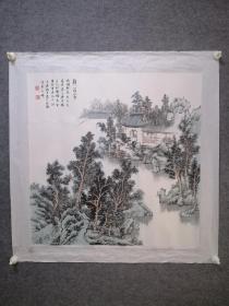 h.0036s 徐颖，该作品保真。上海画家。中国美术家“江山行”画家组主持画家。，附作者同类拍卖记录参考！品相好