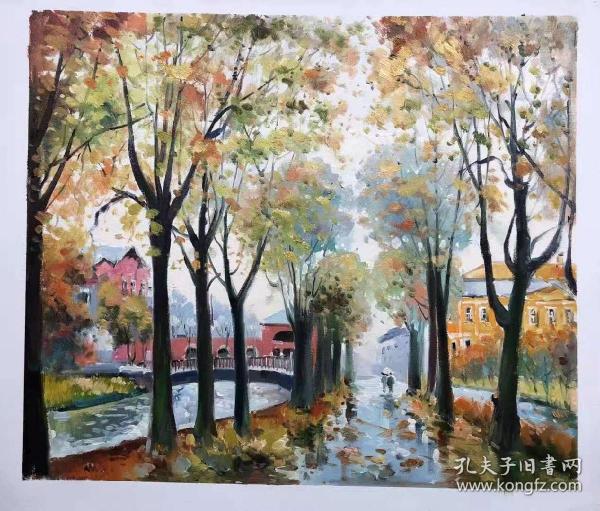 山水风景 油画  60*50现货