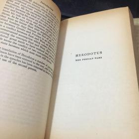 The Persian wars Herodotus Introduction by Francis R.b.Godolphin (16page) translated by george rawlinson modern Library College Editions(714page)