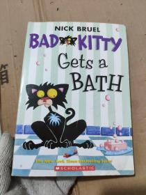 BAD KITTY Gets a bath