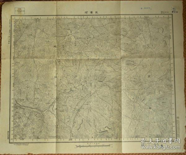 1926年湖北省巴东龙潭河 详细地图