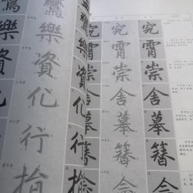 中国书法基础教程：新书谱  赵孟頫·三门记（品好）