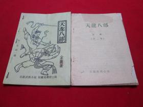 80年代武侠小册子：天龙八部（续二集）第三集第一册，两册合售