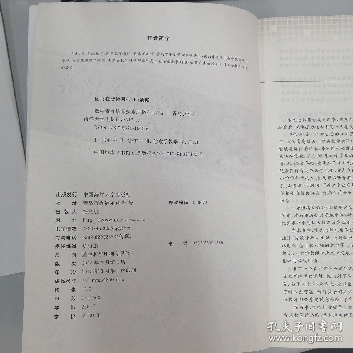 数学素养培养探索之路