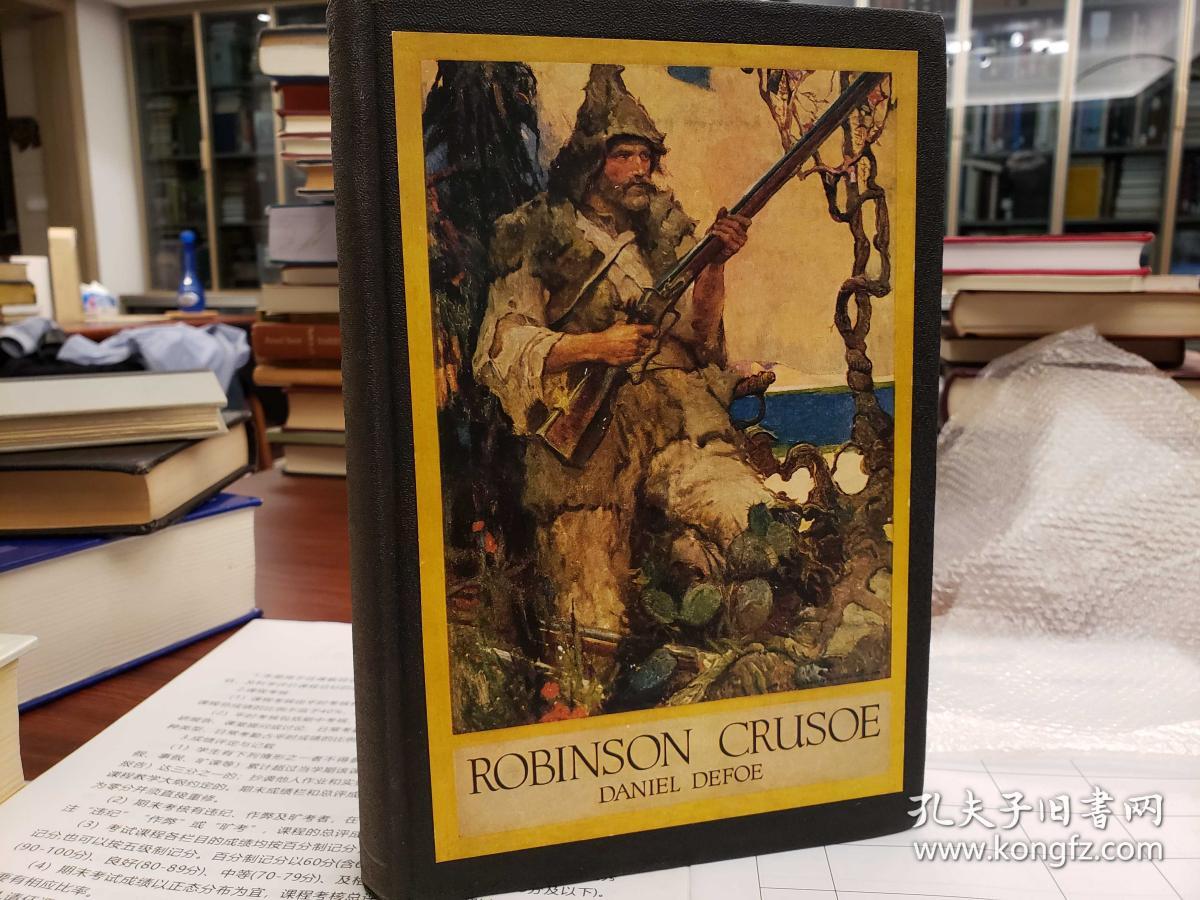 Life and strange Surprising Adventures of Robinson Crusoe Nearly 100 original drawings and decorations done from sketches made in the topics especially by Brothers Louis and Frederick Rhead