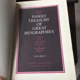 Family treasure of great biographies 伟大传记 第一、二卷