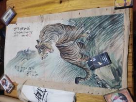 国家一级美术师 宋韬 1949年老国画一幅（72CM.34CM）