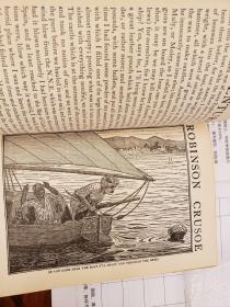 Life and strange Surprising Adventures of Robinson Crusoe Nearly 100 original drawings and decorations done from sketches made in the topics especially by Brothers Louis and Frederick Rhead