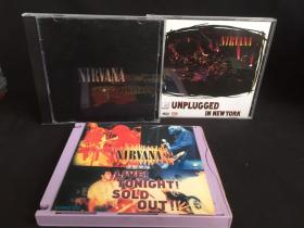 【VCD】【CD】NIRVANA 涅槃乐队 扎眼CD 演出VCD 不插电演唱会