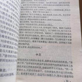 世界文学名著普及本：白痴、复活、斯巴达克思、三个火枪手、漂亮朋友、战地钟声、奇婚记、嘉利妹妹、妇女乐园、英雄艾文荷、孤星血泪、珍妮姑娘（共12本合售）