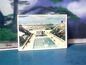 1957年中央大球场 第五游泳池  (彩色明信片)