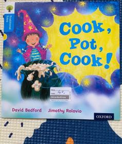 Cook pot cook 平装 人物 女孩 牛津树 分级 儿童英文绘本 童书 八五品 英语绘本