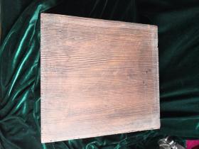 日本昭和早期榧木围棋墩 板目木里整木制作