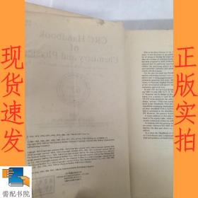 英文书【CRC Handbook Of Chemistry and Physics]--[1982-1983]---第63版 1611  化学与物理手册   63