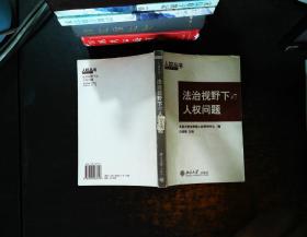 法治视野下的人权问题 【书侧有黄斑 泛黄】