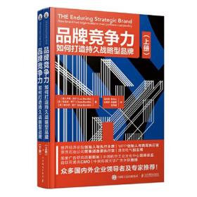 品牌竞争力 如何打造持久战略型品牌（套装上下册）