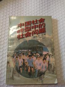 中国社会转型中的社会问题【1996年一版一印。封面折痕。封面与扉页装帧问题可见。多页微折角。无笔记划线。】