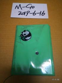 塑料日记本 小熊猫 空白日记本