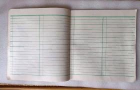 上世纪90年代宁波市统一校簿 数学簿1本