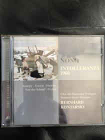 luigi nono路易吉.诺诺作品《intolleranza 1960》，原版cd盘面完好，盒有局部破损