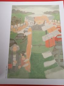 走进名家工作室年迹 甲午年 田黎明 当代水墨人物（田黎明画集 水墨人物画作品 现代人物 都市人物）