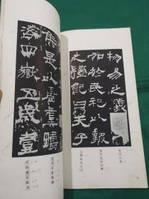 汉 西岳华山庙碑  二玄社 书迹名品丛刊 1984