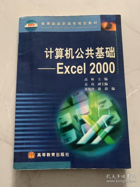 计算机公共基础:Excel 2000