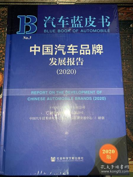 汽车蓝皮书：中国汽车品牌发展报告（2020）