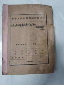 1955年肃反单行材料商业部设计所，王文川