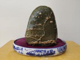新进洛阳梅花石原石1176“梅飞色舞”（石型完美无缺，双面美图自然天成，店庆大酬宾）