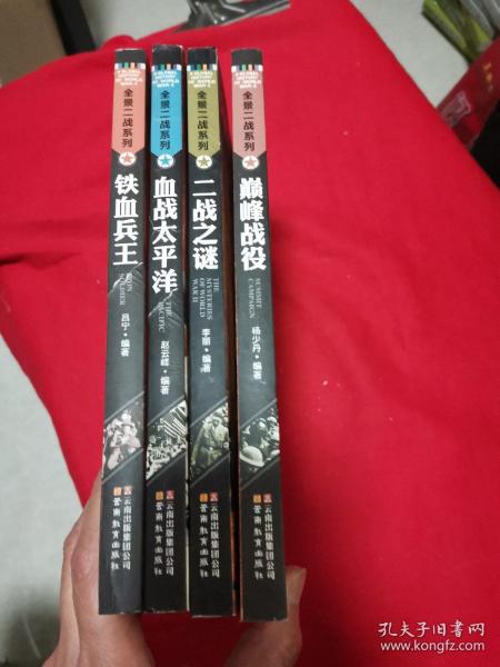 全景二战系列：二战之谜、巅峰战役、血战太平洋、铁血兵王（彩图版四本合售）