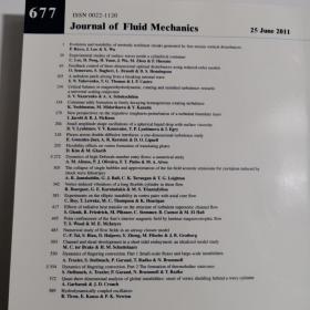 Journal of Fluid Mechanics VOLUME 677