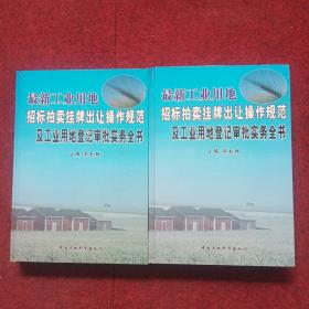 最新工业用地招标拍卖挂牌出让操作规范及工业用地登记审批实物全书 上下册