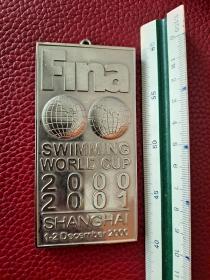 2000/2001年上海游泳世界杯赛奖牌(银牌)