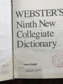 Webster's NinthNewcllegiateDictionary .