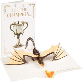 预售哈利波特火焰杯火龙贺卡立体卡片Harry Potter Goblet of Fire Dragon Pop-Up Greeting Card