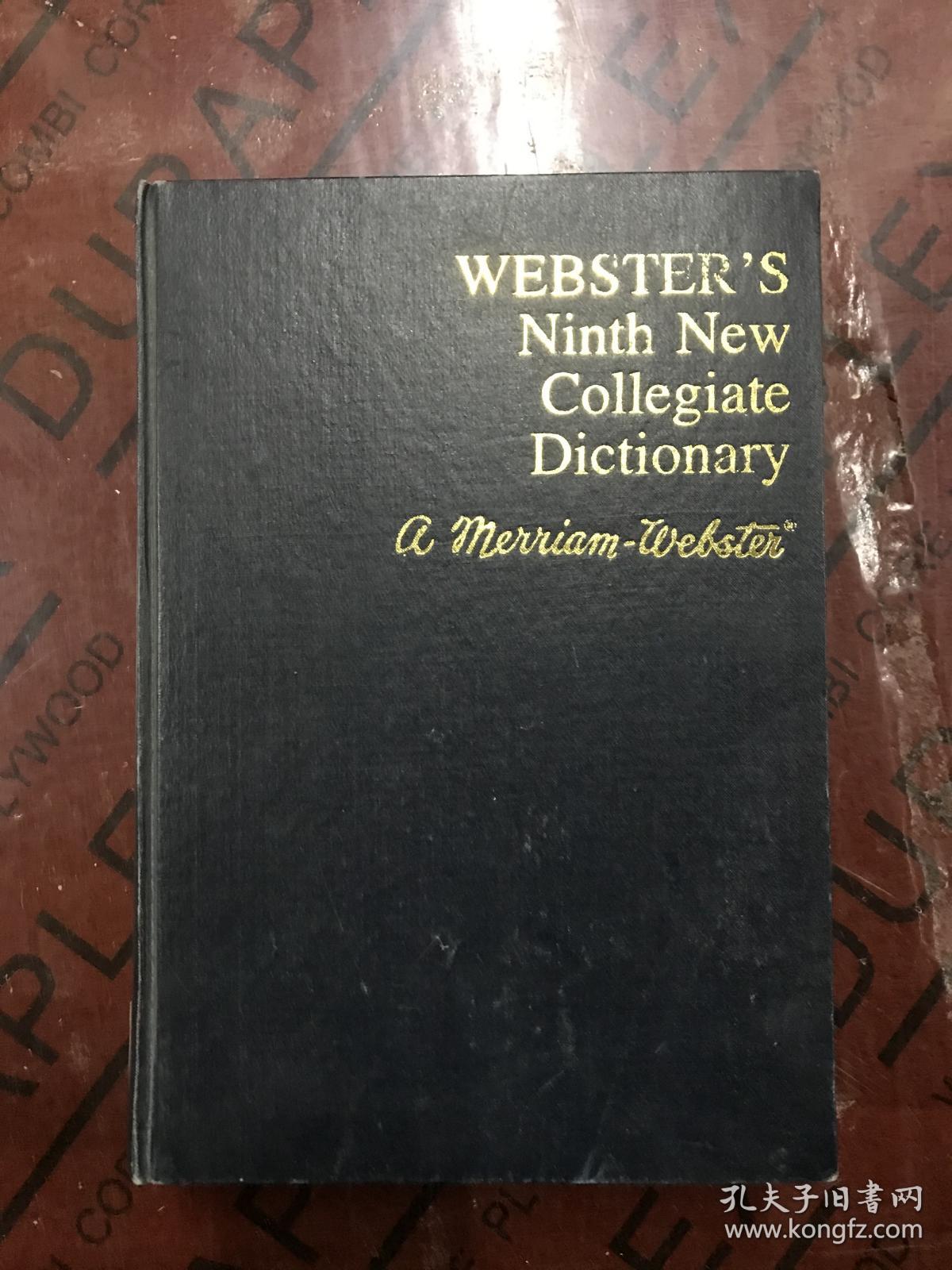 Webster's NinthNewcllegiateDictionary .