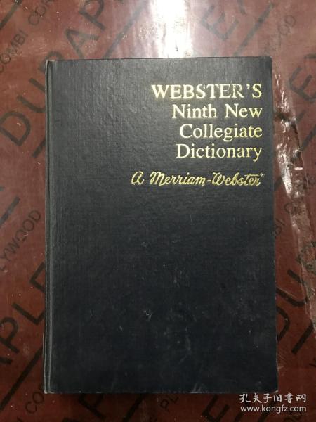 Webster's NinthNewcllegiateDictionary .