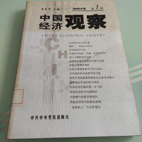 中国经济观察（2005年卷第1辑）