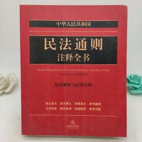 中华人民共和国民法通则注释全书：配套解析与应用实例