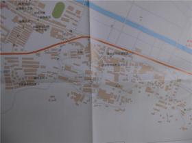 明溪县旅游交通图   对开地图