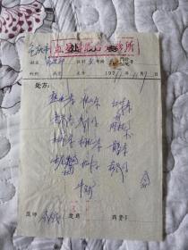 71年重庆市红星路联合诊所中医处方笺（医师李大民）