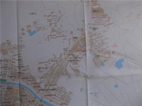 明溪县旅游交通图   对开地图