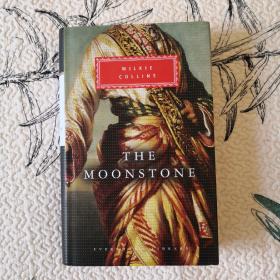 【BOOK LOVERS专享76元】The Moonstone 月光宝石 Wendell Wilkia Collins 温德尔·维基·柯林斯 everyman's library 人人文库 英文原版 布面封皮琐线装订 丝带标记 内页无酸纸可以保存几百年不泛黄