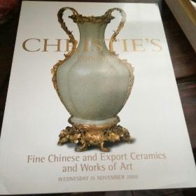 伦敦佳士得2000年中国瓷器及艺术品拍卖图录