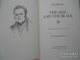 1979年出版 The Red and The Black 司汤达名著《红与黑》franklin library 真皮精装版